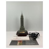 THE DANBURY MINT LIGHTED EMPIRE STATE BUILDING IN