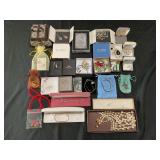 LARGE FLAT OF ESTATE COSTUME JEWELRY - LIA SOPHIA,