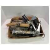 LARGE LOT OF SHOP TOOLS, UTILITY KNIVES,