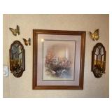 REMAINDER IN OFFICE -WALL DECOR AND CANDLE HOLDERS