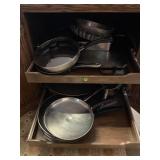 CONTENTS OF DRAWER AND CUPBOARD IN KITCHEN -
