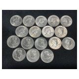 LOT OF 17 - 1979 SUSAN B. ANTHONY DOLLAR COINS