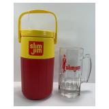 COLEMAN SLIM JIM WATER JUG WITH A LARGE SLIM JIM