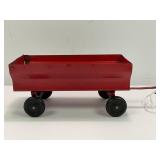 VINTAGE ERTL METAL FARM TOY WAGON - 10 1/2