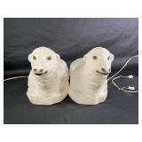 LOT OF TWO EMPIRE BLOW MOLD SHEEP