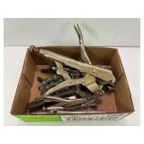 LOT OF CRAFTSMAN PLIERS AND VICE GRIPS
