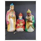 EMPIRE THREE WISEMEN ILLUMINATED BLOW MOLD SET IN