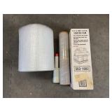 LOT OF SHRINK WRAP AND BUBBLE WRAP