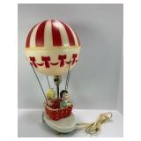 1970'S DOLLY TOY HOT AIR BALLOON LAMP - 18' TALL