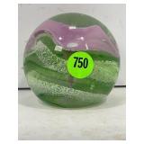 CAITHNESS ART GLASS PAPERWEIGHT. CALYPSO DESIGN.