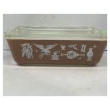 PYREX EARLY AMERICAN REFRIGERATOR DISH #503