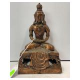 BRONZE FIGURE OF THE AMITAYUS BUDDHA - 7 3/4" TALL