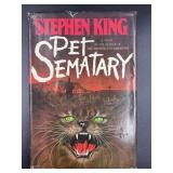 1983 STEPHEN KING PET SEMATARY HARDBACK BOOK