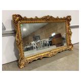 LARGE BAROQUE STYLE MIRROR WITH ORNATE