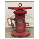 F.M. VINTAGE CAST IRON WATER VALVE WITH SIGHT