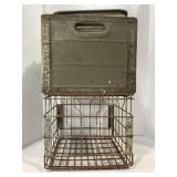 OTTO PITTSBURGH AND METAL BULIT CRATE AND BUCKET