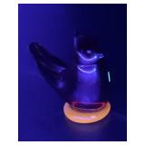 TITAN ART GLASS RED HAND BLOWN CARDINAL OF