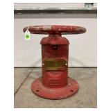 TCIW VINTAGE CAST IRON WATER VALVE WITH SIGHT