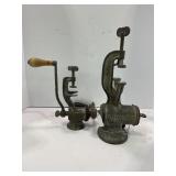 ENTERPRISE & UNIVERSAL HAND CRANK FOOD GRINDERS