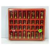 BRASS CHESS PIECE SET