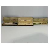 LARGE LOT OF OFFICE PEN & PENCIL SETS - SOME GOLD