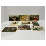 LARGE LOT OF VINTAGE POSTCARDS