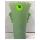 ANCHOR HOCKING JADEITE SCALLOPED RIM 5' TALL