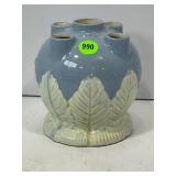 HIYATA WARE POTTERY FLOWER FROG - 5" TALL