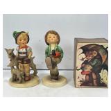 LOT OF 2 GOEBEL HUMMEL FIGURINES - GOAT HERDER AND