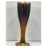 INDIANA GLASS BURNT HONEY OR ROOTBEER ZIPPER