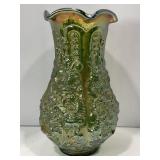 IMPERIAL POPPY CARNIVAL GLASS SHOW VASE - 12 3/8"