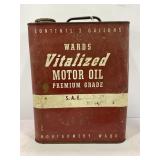 WARDS VITALIZED PREMIUM GRADE 2 GALLON MOTOR OIL