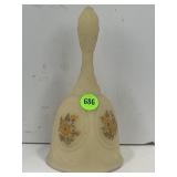 FENTON HAND PAINTED ARTIST SIGNED CUSTARD BELL -