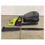 POULAN WILD THING 18" CHAINSAW WITH CASE & 20"