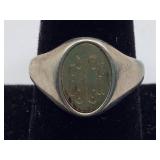 14K GOLD RING - 5.28 GRAMS - SIZE 8.5