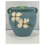 WELLER B-15 DOGWOOD TWO HANDLED POTTERY VASE -