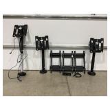 LOT OF 2 HEAVY DUTY SUNBRITE TV STANDS