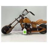 HAND MADE WOOD HARLEY DAVIDSON MOTORCYCLE - 14' X