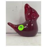 VINTAGE VIKING RUBY RED CARDINAL 4 1/4' TALL