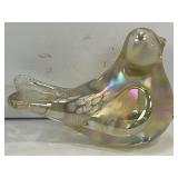 SILVESTRI ITALY IRIDESCENT ART GLASS BIRD