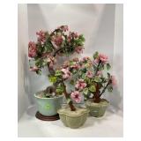 ORIENTAL ARTIFICIAL BONSAI TREES & WALL DECOR
