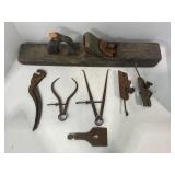 VINTAGE HAND PLANE WITH STANLEY INSERTS AND