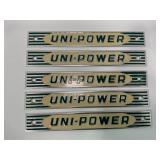 LOT OF 5 NEW IDEA UNI-POWER UNI SYSTEM EMBOSSED