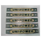 LOT OF 5 NEW IDEA UNI-POWER UNI SYSTEM EMBOSSED