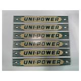 LOT OF 6 NEW IDEA UNI-POWER UNI SYSTEM EMBOSSED