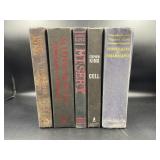 LOT OF 5 STEPHEN KING HARDBACK BOOKS WITH NO
