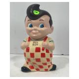 VINTAGE BIG BOY RESTURANT COIN BANK MISSING