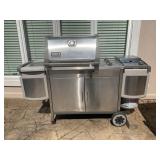 WEBER GENESIS PLATINUM STAINLESS STEEL GAS GRILL