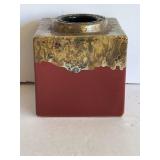 BIRDBRAIN HAND GLAZED CERAMIC FIREPOT IN ORIGINAL