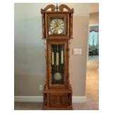 GRANDFATHER CLOCK WITH GERMAN MOVEMENT - 78" X